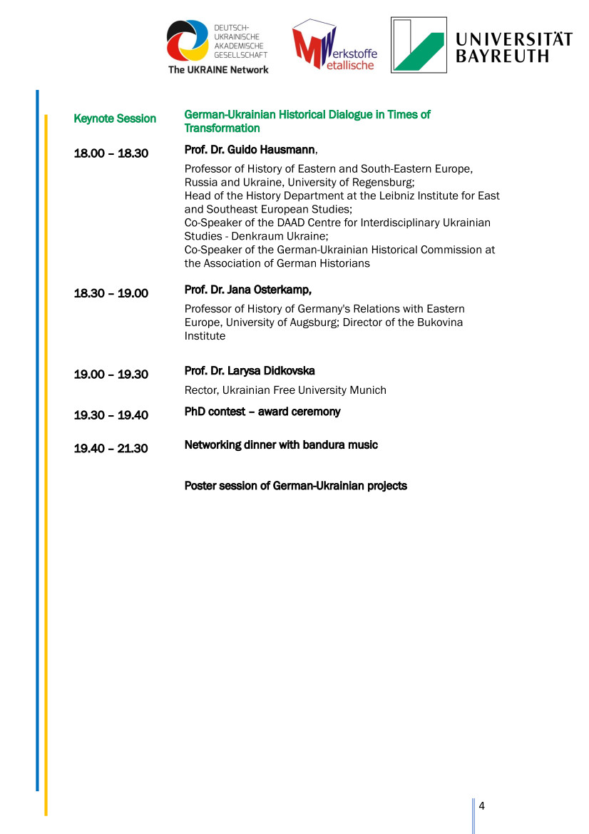PDF Programme for the days of ukraine 2025
