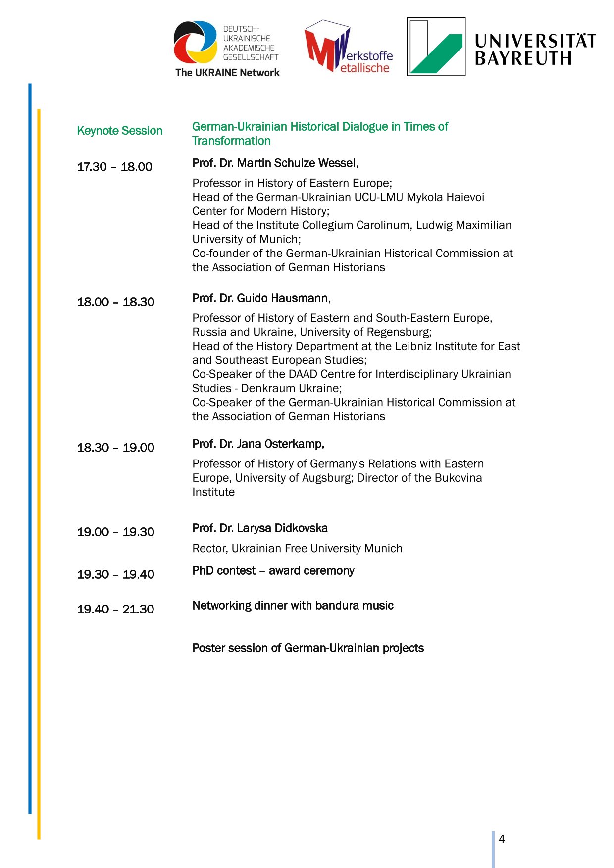 PDF Programme for the days of ukraine 2025